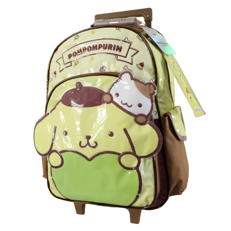 Mochila Escolar 2026 Pompompurin 18" con Carro Art.SR3701